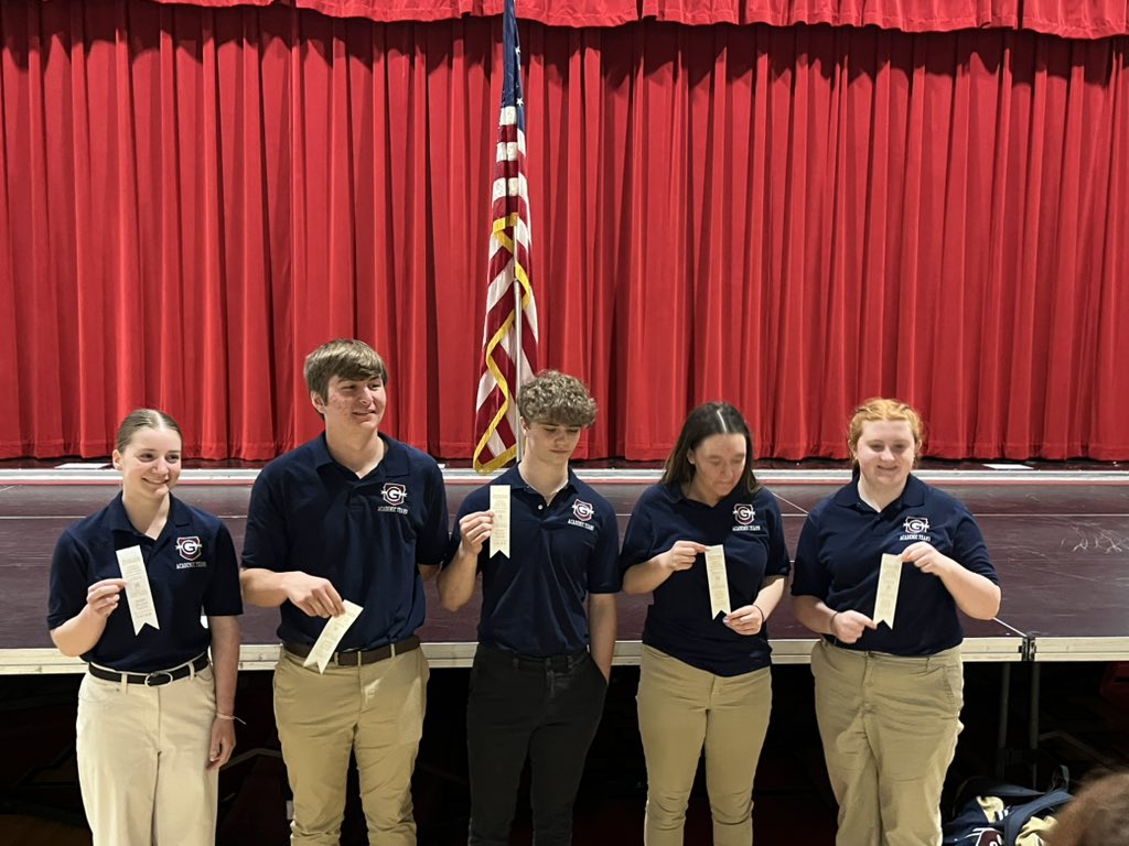 GHSBill's tweet photo. Super proud of the @GHSsocial Academic Teams tonight at the Area meet at Bishop Luers!  Science, Social Studies, and English teams got 3rd and the Fine Arts team placed first!  We will find out possible State results tomorrow afternoon!  @GKBDistrict https://t.co/dy5Bt4u5bX