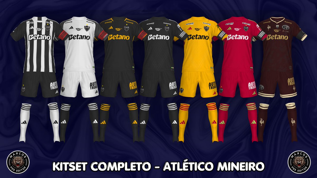 👕| Kitset Completo do Atlético Mineiro para o Brasileirão 2024.

Exclusivo para membros da @EquipeTAMPES!

#AtléticoMG #eFootball #PES2021