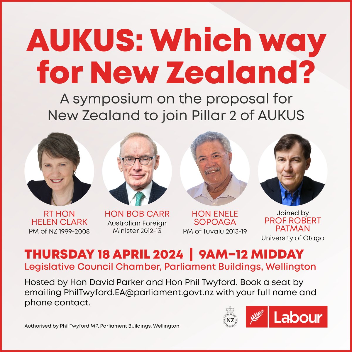 I'll be livestreaming this event right here tomorrow/Thursday from 9am. Hear the perspective of @HelenClarkNZ @bobjcarr and Enele Sopoaga, and then a panel discussion with Prof Robert Patman. In the meantime, this: theconversation.com/have-new-zeala…