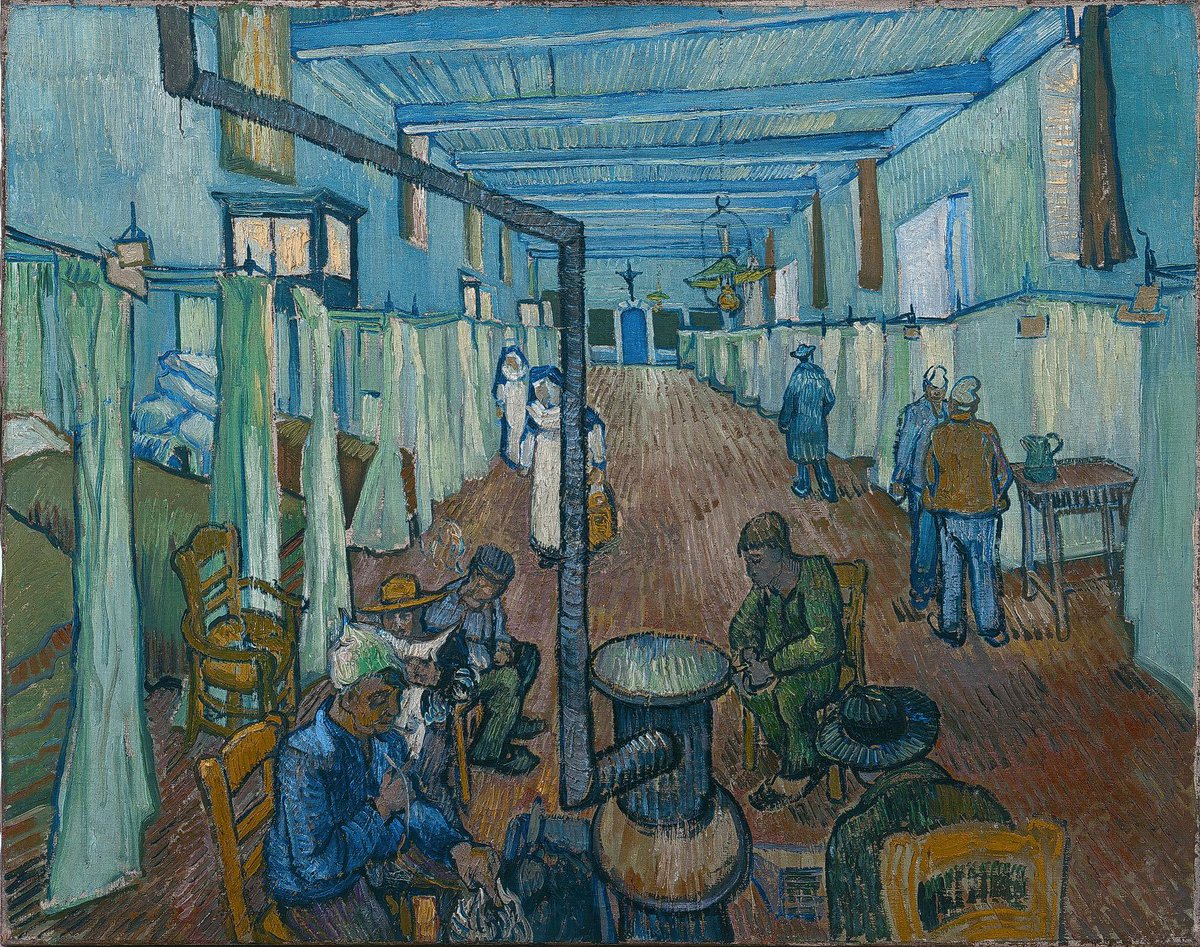 #VanGogh of the Day: Ward in the Hospital at Arles, April 1889. OIl on canvas, 74 x 92 cm. Oskar Reinhart Collection “Am Römerholz”, Winterthur.