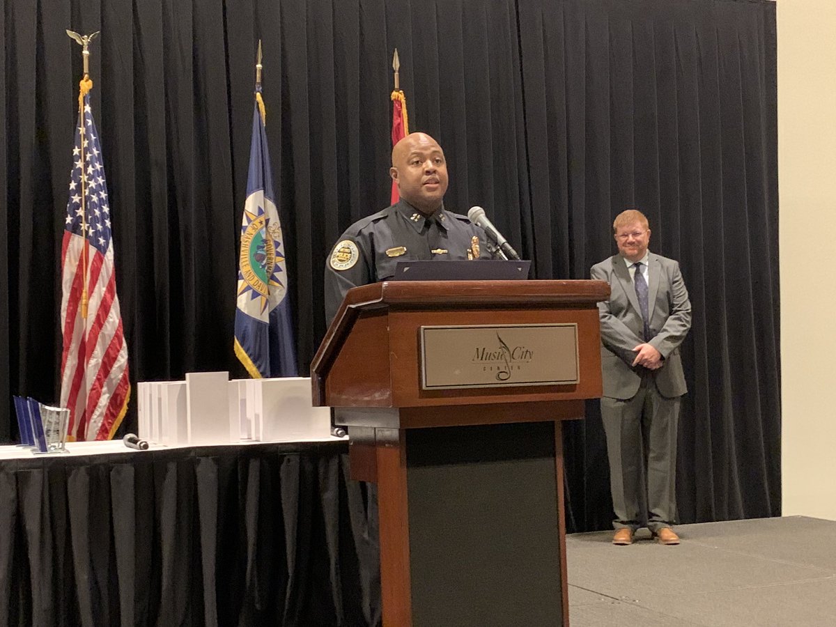 During tonight’s ceremony, Assistant Chief Dwayne Greene shared his appreciation on behalf of the MNPD for the incredible team at the Department of Emergency Communications in recognition of National Public Safety Telecommunications Week.