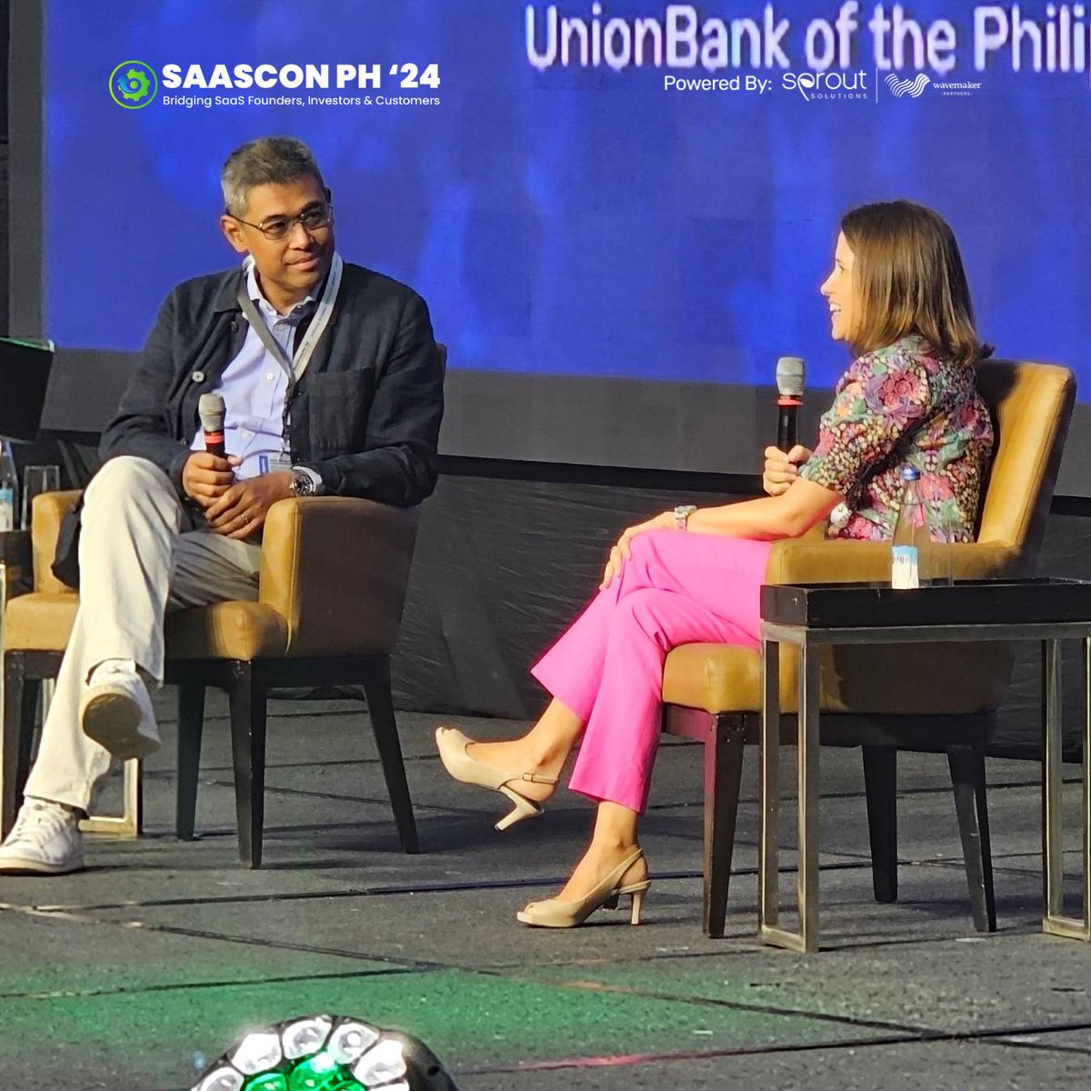 Ana Aboitiz Delgado, Chief Digital Officer of UnionBank of the Philippines, joins us at #SaaSconPH24!

Together with Paul Santos, Managing Partner of Wavemaker Partners, they talked about the impact of technology and UnionBank's digital success story.