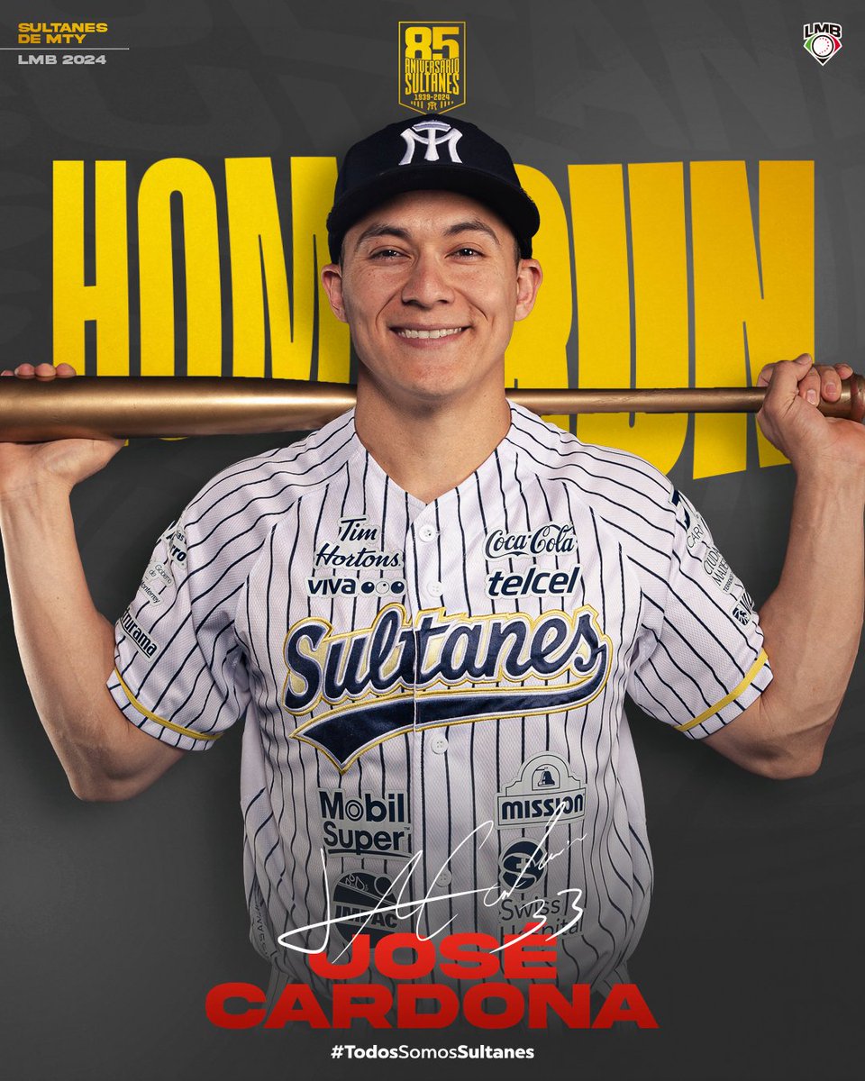 ¡HASTA NUNCA, DOÑA BLANCA! 🖐️⚾

HOOOOOOOOOOMEEEEEEEE RUN DE JOSÉ CARDONA!!!!!!!!!!!!!!!!!!!!!!☄️☄️☄️☄️☄️

#85AñosDeGrandeza