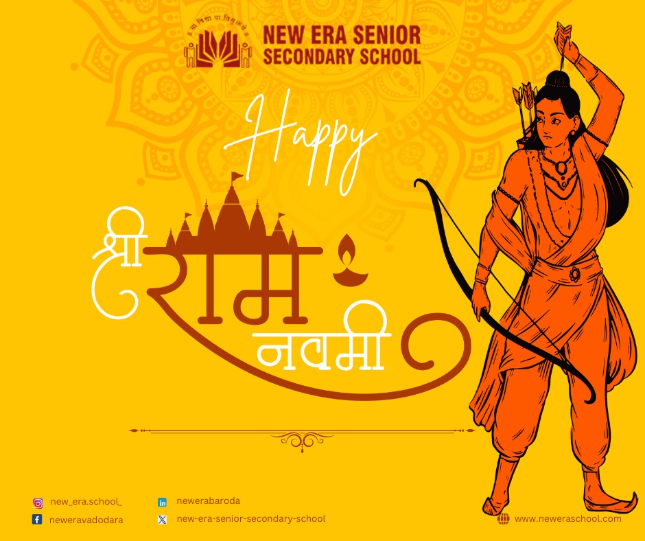 newerabaroda's tweet photo. New Era Family wishes Ram Navami to all. May Lord Rama bestow upon you happiness, peace, prosperity, good health, and wealth.
#NewEraSeniorSecondarySchool #newerarocks #Nesss #ramnavami2024 #VadodaraNewsOnline #vadodaranews https://t.co/oh6d2BcHRs