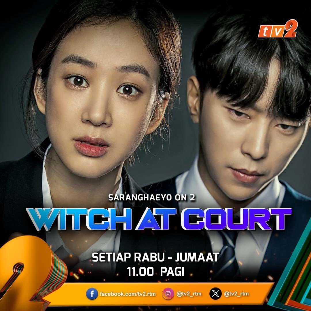 Saksikan drama bersiri Korea #WitchAtCourt (Ep. 12) lakonan Jung Ryeo Won, Yoon Hyun Min, Jun Kwang Ryul, Kim Yeo Jin, Heo Sung Tae, Kim Min Seo, Lee Il Hwa, Kim Kwon pukul 11:00 pagi ini di TV2. #SARANGHAEYOON2