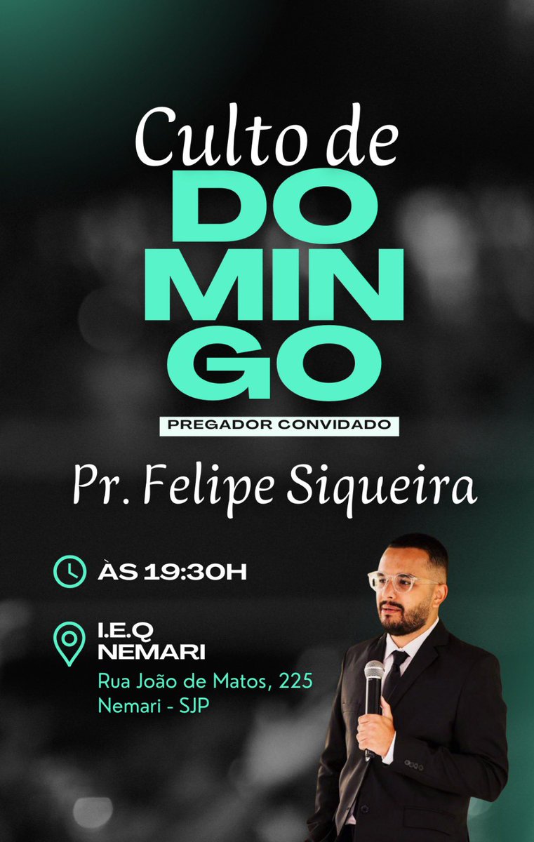 eusousiqueiraa's tweet photo. Neste Domingo (21/04/24) estaremos na Igreja do Evangelho Quadragular em São José dos Pinhais. 🕊️🤍🔥 vamos! https://t.co/pwQEukRQEX