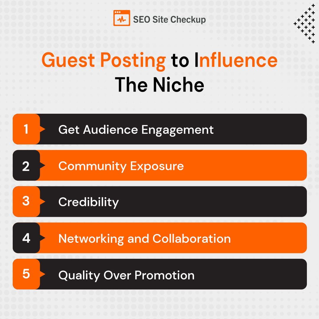 Seositecheckup's tweet photo. Ensure consistent quality across all guest posts, reflecting positively on your brand. Your reputation is at stake with every #publication, #emphasizing the importance of #maintaining #highstandards.
Read the full article:
https://t.co/LEMh9rjo86
#InfluenceTheNiche https://t.co/JqvUecx2tF