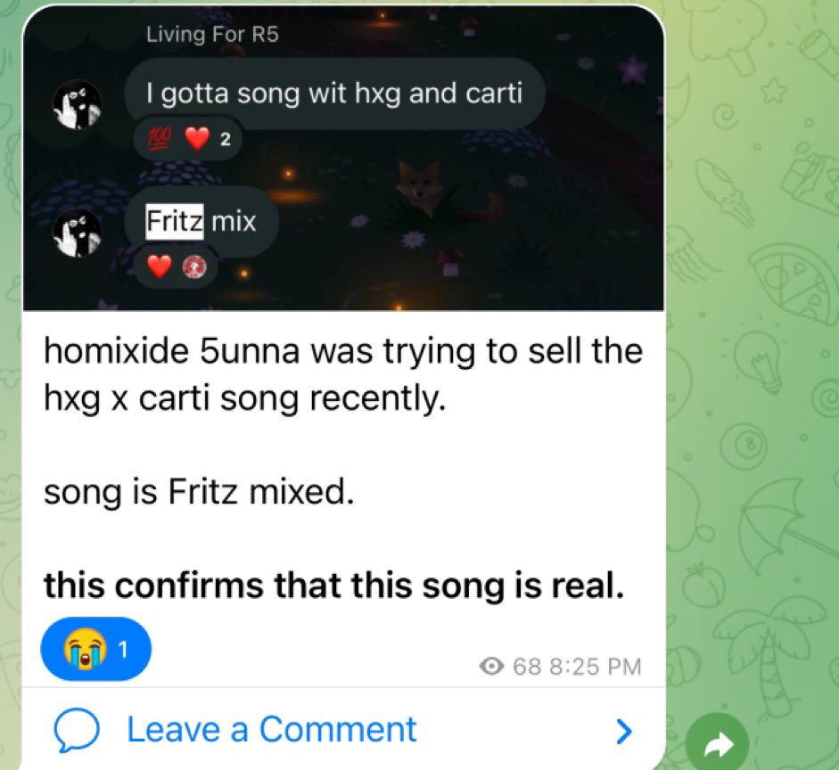 🚨 UPDATE ON THE PLAYBOI CARTI X HOMIXIDE GANG LEAK ▫️Beno claims it’s AI ▫️But allegedly 5unna from HG sold song for $500