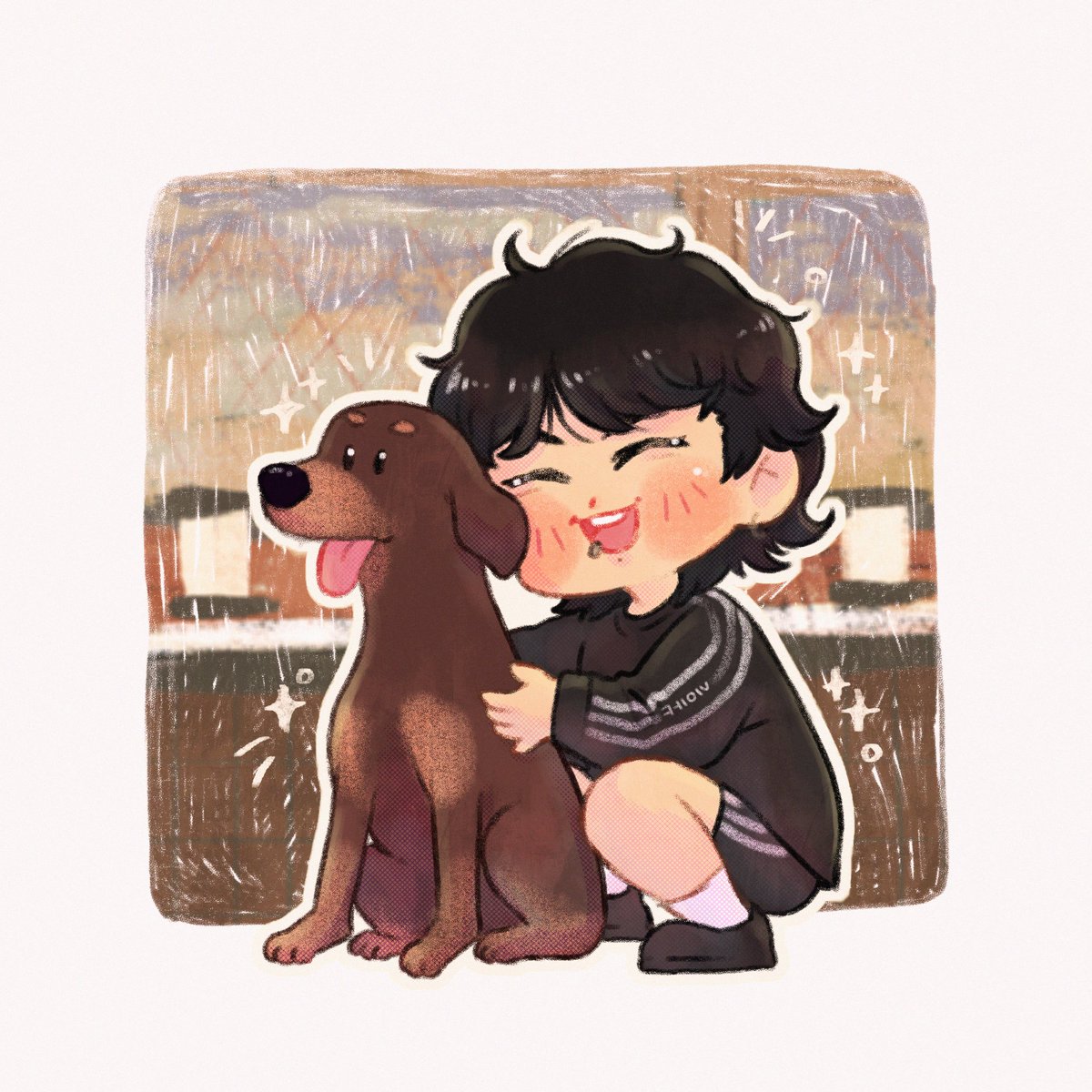kaydlsun's tweet photo. bamkoo 🐶🐰🐾
#btsfanart #jungkook https://t.co/FmwLszPQxK