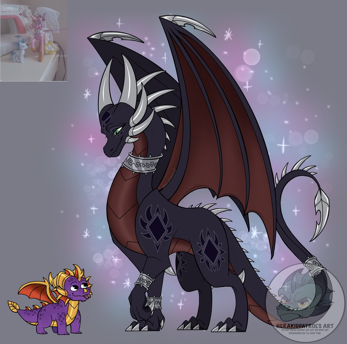 Dragoness and the tiny ass Dragon

#TLoS #Spyro #Cynder