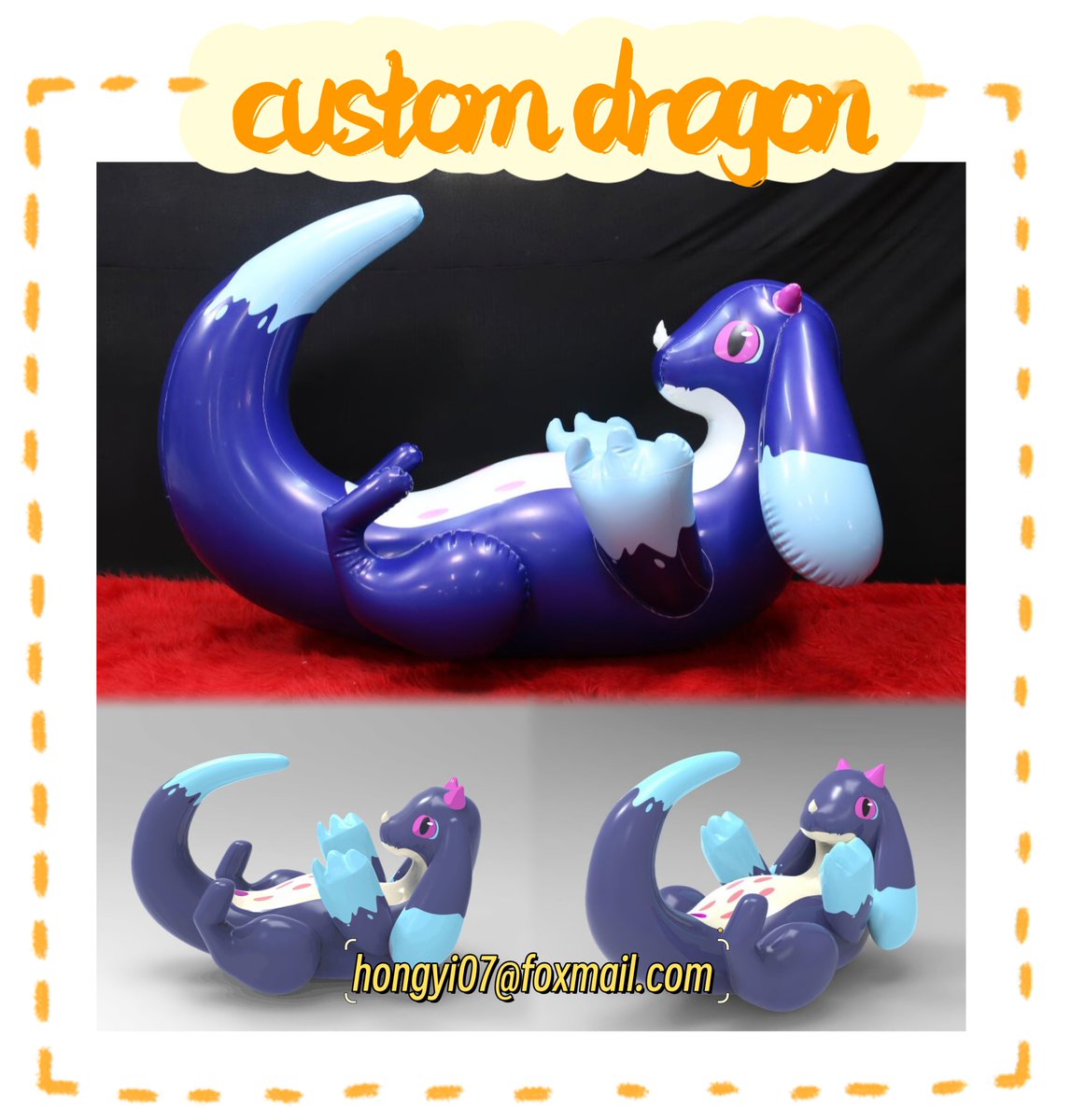 Cute laying dragon😈💜
Any interest please DM @Kristalyn_Wu
📨hongyi07@foxmail.com

#inflatabledragon #inflatableanimals #pooltoy #airdoll #squealy