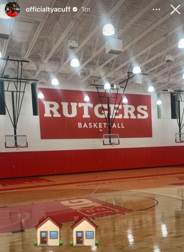 As reported earlier this week on the @RutgersRivals Hoops Scoop thread, transfer commit Tyson Acuff is on campus. 👉 tinyurl.com/4s42zrzv