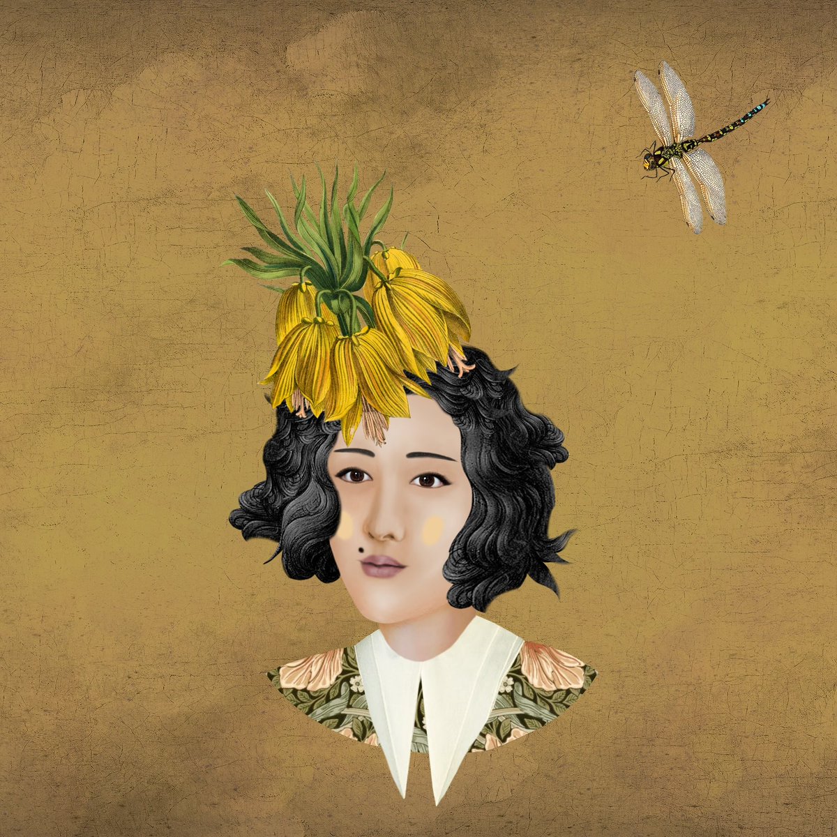 Planted another, lovely, rare gold <a href="/FlowerGirlsNFT/">The Flower Girls 🌸</a> by <a href="/VarvaraAlay/">Varvara Alay</a> in my garden today! I’m still here for the art!! 💛🌻🌼