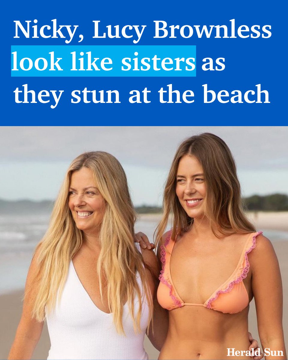 The mum and daughter glamour girls have beamed on the sand and frolicked in the ocean for famous Aussie swimwear brand Seafolly. > bit.ly/3Ulx347