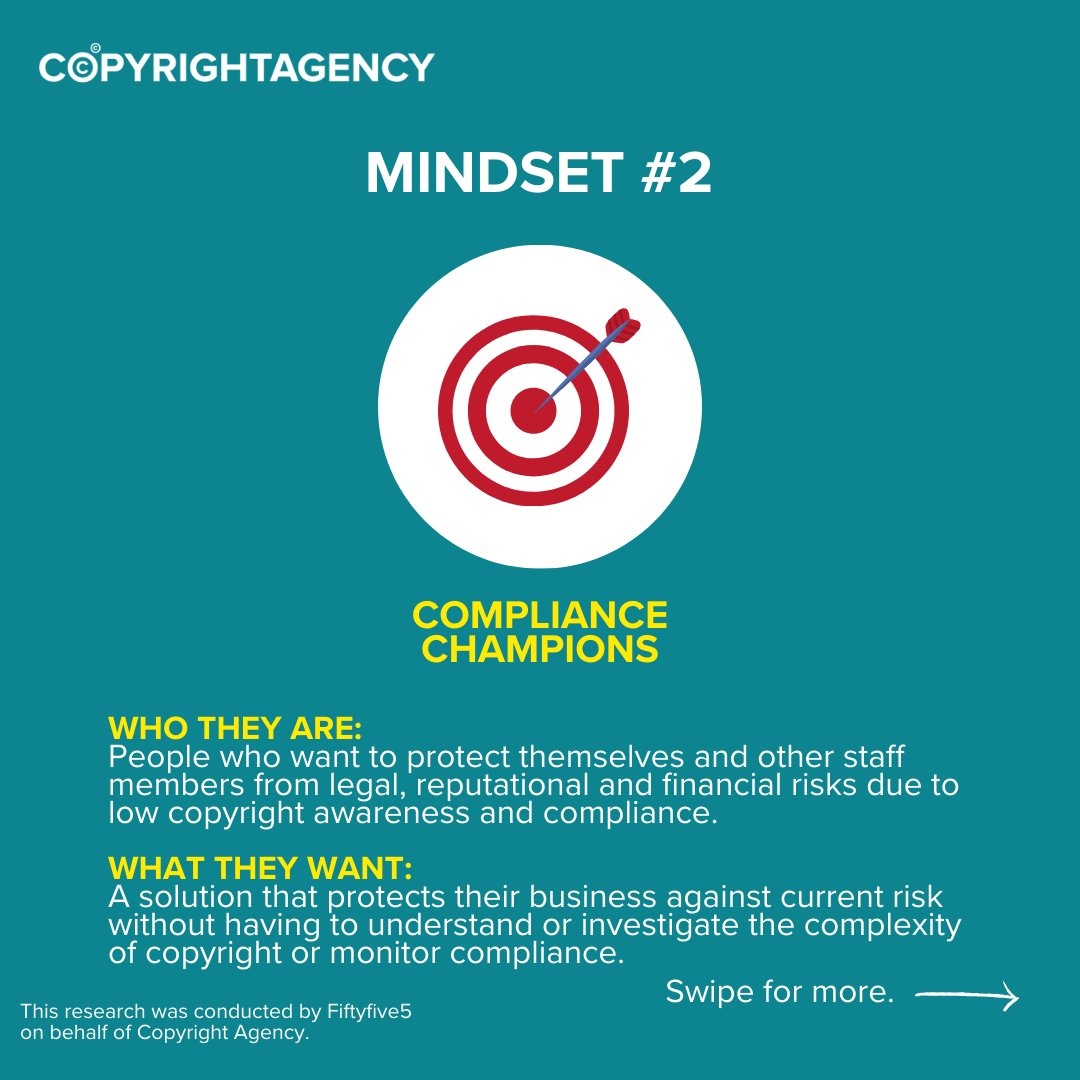CopyrightAgency's tweet photo. There are three mindsets when it comes to copyright compliance. Which of these champions are you?
#copyrightagency #copyright #copyrightlicensing #supportingcreators https://t.co/jOuqd7DhRh