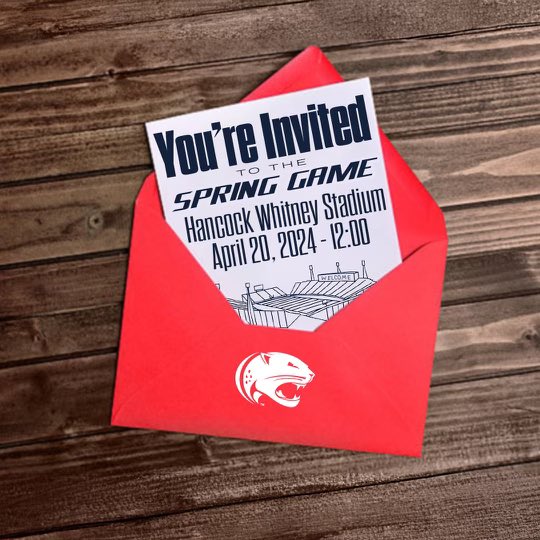 I will be <a href="/SouthAlabamaFB/">South Alabama Football 🏈</a> on the 20th, thank you for the invite!!! <a href="/CoachK_Skierski/">Kyle Skierski</a> <a href="/CoachStolberg/">Justin Stolberg</a> 
<a href="/coach_smokeyyy/">Clayton “Smokey” Sylve</a> <a href="/coachmgy/">Matthew G. Young,M.ED</a>