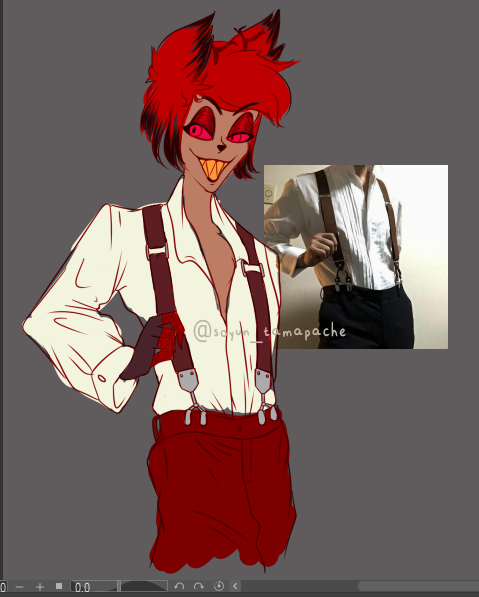 soyun_tamapache's tweet photo. I just wanna see Alastor (and fem!Alastor) with different outfits 🦌 (also practice with clothing)  #HazbinHotel #HazbinHotelAlastor #HazbinHotelFanart https://t.co/panKsuvuDx