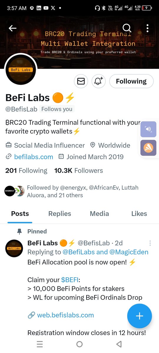 SCAM! SCAM!
PLEASE NOTE THAT THIS GUY <a href="/BefisLab/">BeFi Labs 🟠⚡️</a>
IS A HACKER, SCAMMER AND A FRAUD.

HE TOOK OVER MY ACCOUNT AND TURNED IT TO THIS. 

DO NOT CLICK ANY LINK FROM THIS ACCOUNT, ELSE YOU AND EVERYONE AROUND YOU WILL BE COMPROMISED!

Pls RETWEET

<a href="/walencho/">Gad Senyuiedzorm Ashiagbor</a>
<a href="/JohnMsingojohn/">John Msingo</a>