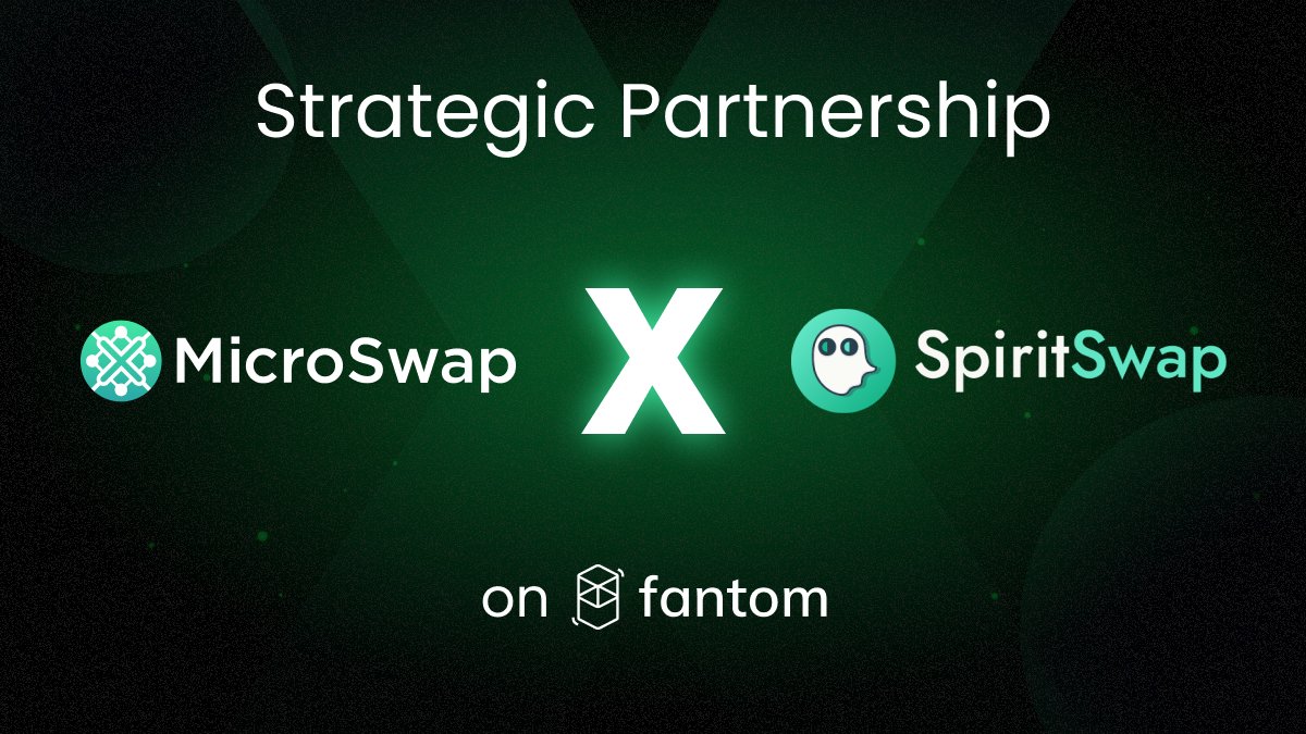 Together we are pumping the hype on @FantomFDN 🚀 ⁠#microswap🤝@Spirit_Swap ✅V1, V2, V3 liquidity integrated ✅$SPIRIT whitelisted 🔜More campaigns coming! How much will YOU save with this partnership? Find out: app.microswap.org/swap #DEX #Sonic #Fantom #Crypto #DeFi