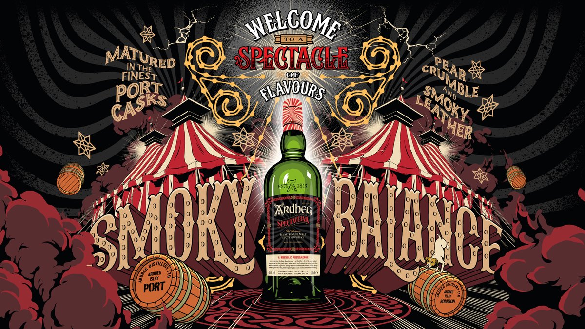 From the Dramface Newsdesk: Ardbeg to release a Limited Edition Whisky that Brings the Spirit of the Circus to Ardbeg Day at Fèis Ìle 2024. dramface.com/news/2024/ardb… #Dramface #Newsdesk #WhiskyNews #Ardbeg #FèisÌle @Ardbeg