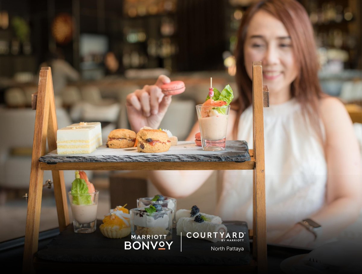 CourtyardNP's tweet photo. Indulge in the "Afternoon Tea" set that will make you feel relax during the afternoon at Courtyard by Marriott North Pattaya!
Price only THB 490 Net for 2 persons
Available daily: 14.00 hrs. -17.00 hrs.☕ https://t.co/gxROqX48Nb