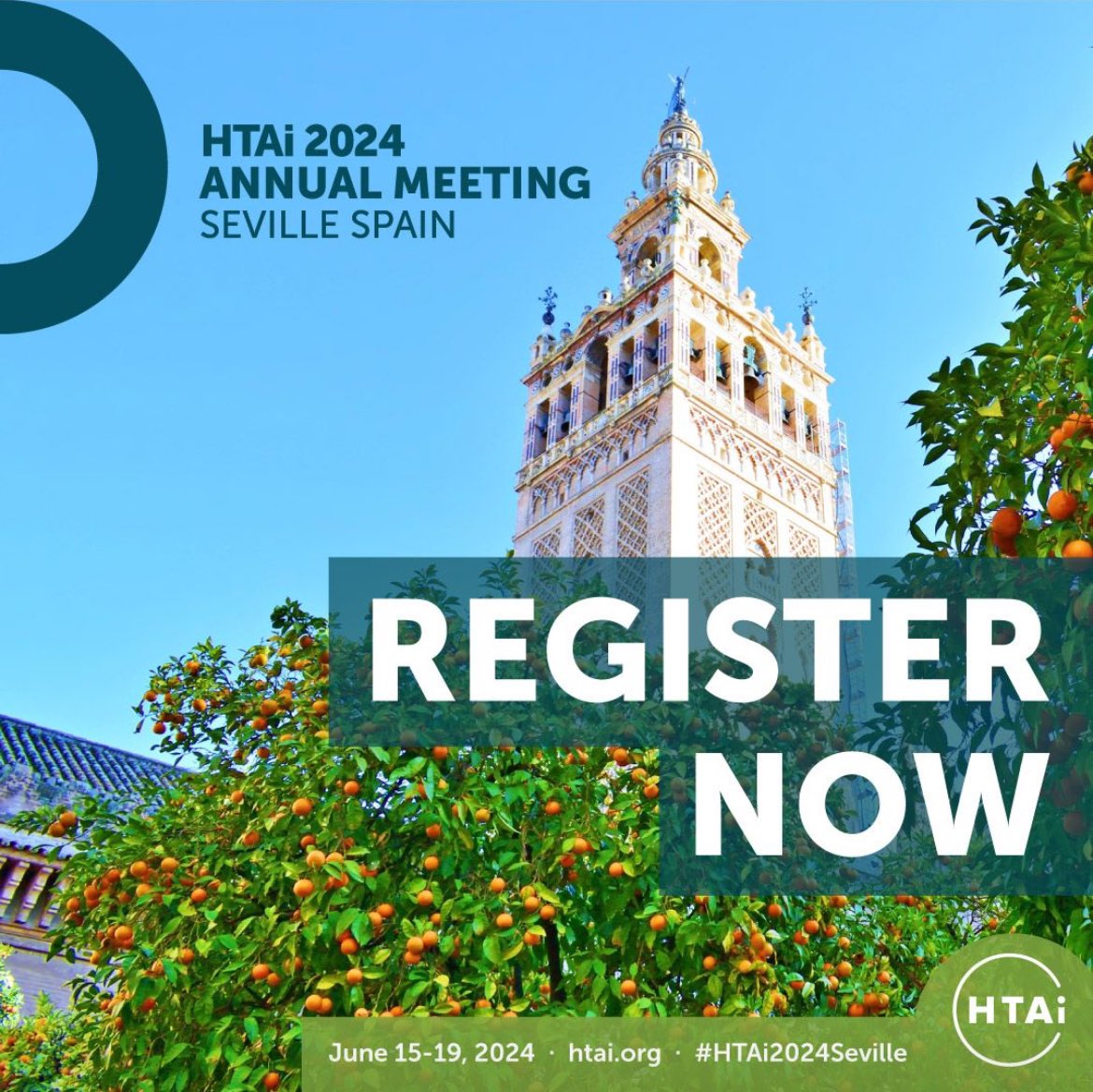 Only two months remain until we meet you in-person and online for the HTAi 2024 Annual Meeting in Seville, Spain! 🎉

There’s still time to register! Secure your access today ➡️ htai.eventsair.com/htai-2024-annu…