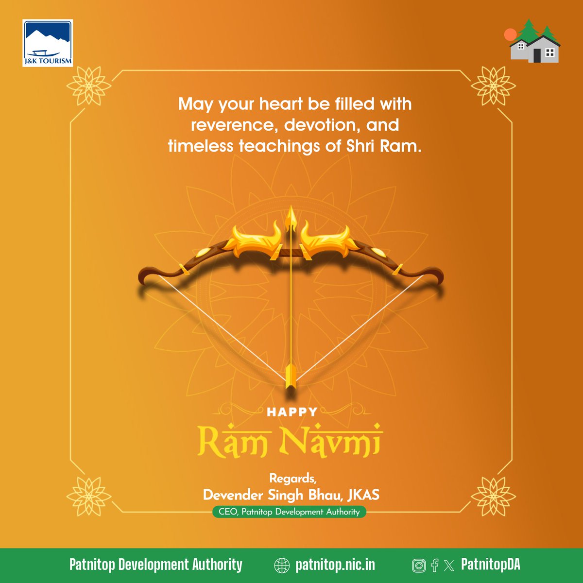 May your heart be filled with reverence, devotion, and timeless teachings of Shri Ram. #HappyRamNavmi