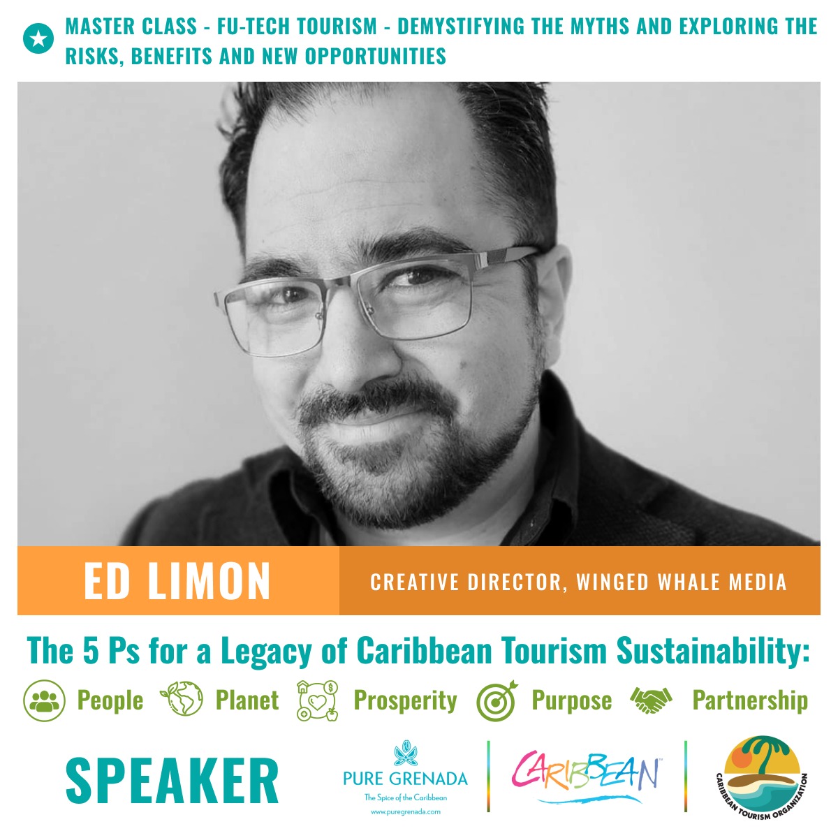 Ed Limon, the co-founder and producer of the pioneering studio Winged Whale Media, will take part in an enlightening “Fu-Tech Tourism” master class at our annual Caribbean Sustainable Tourism Conference on Tuesday, April 23 in Grenada. caribbeanstc.com/session/master…