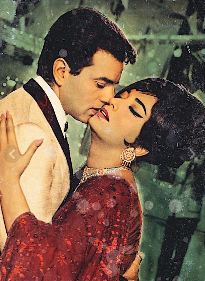 Dharmendra with sadhana in Ishq Par Zor Nahi (1970) #dharmendra #sadhana #70s #bollywoodflashback