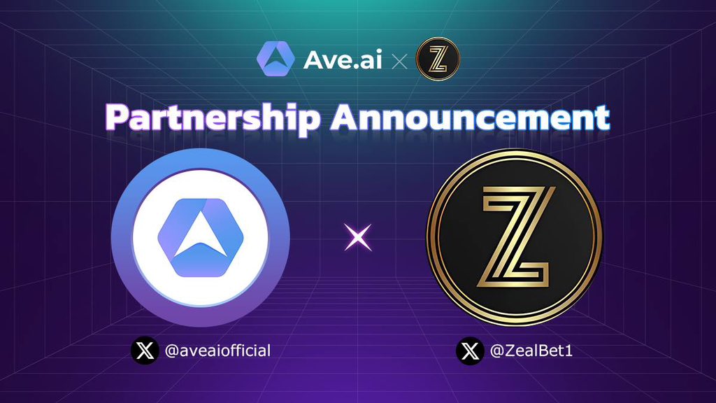 🎉We are glad to announce the partnership with @ZealBet1 👉 ave.ai/token/0x11c13f… $Zeal is a dynamic crypto token powering the ZealBet Casino, where innovation meets excitement. There slogan 'Gambling for a Cause' reflects there commitment to giving back, as they donate a