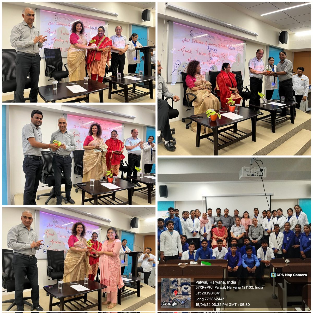 jfmltindia's tweet photo. Shri Vishwakarma skill University, Palwal Haryana, Govt. of Haryana celebrated National Medical Lab Technologist Day (15th April) https://t.co/hrDPcPOLDi