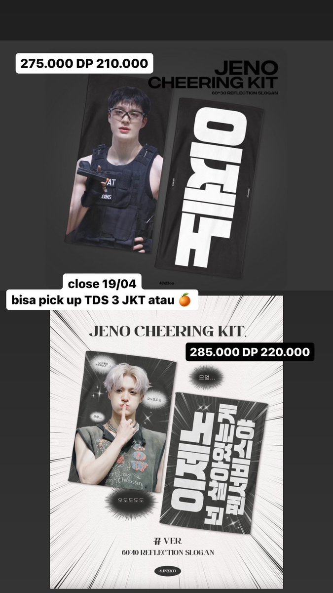 itsxanara's tweet image. OPEN JASTIP HANDCARRY KOREA 
- SLOGAN SEVENTEEN &amp;amp; NCT - 

📅 ETA 7 May
📍 Bekasi, Indonesia
💰 Bisa pelunasan via 🍊
💬 Ada grup WA &amp;amp; akan live shopping
✅ Bisa request merch seventeen follow again seoul dan tds3 seoul
✅ Bisa dipakai untuk tds3 jakarta