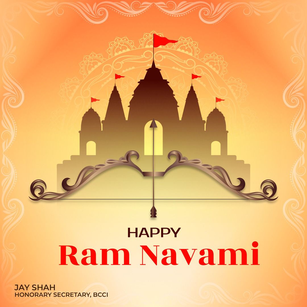 Ram Navami blessings to all! May the divine virtues of Prabhu Shri Ram inspire us to lead lives filled with righteousness, compassion, and love. Jai Shri Ram! 🙏