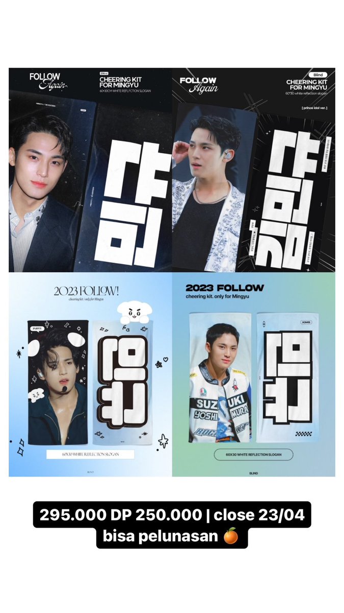 itsxanara's tweet image. OPEN JASTIP HANDCARRY KOREA 
- SLOGAN SEVENTEEN &amp;amp; NCT - 

📅 ETA 7 May
📍 Bekasi, Indonesia
💰 Bisa pelunasan via 🍊
💬 Ada grup WA &amp;amp; akan live shopping
✅ Bisa request merch seventeen follow again seoul dan tds3 seoul
✅ Bisa dipakai untuk tds3 jakarta