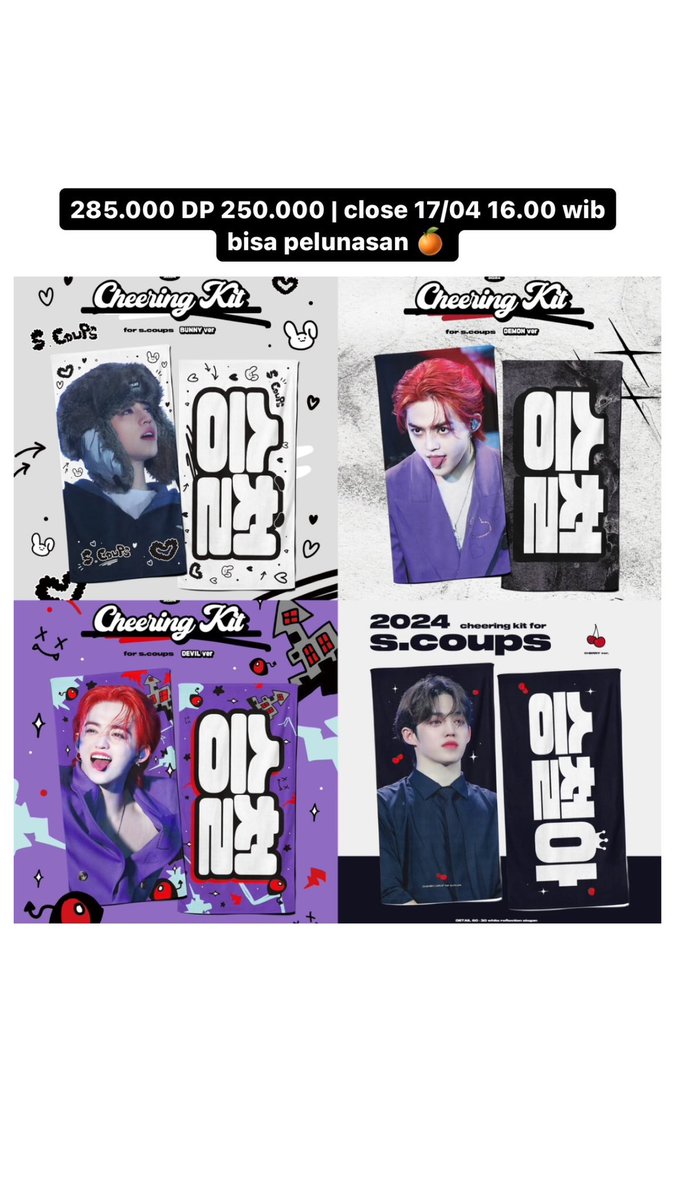 itsxanara's tweet image. OPEN JASTIP HANDCARRY KOREA 
- SLOGAN SEVENTEEN &amp;amp; NCT - 

📅 ETA 7 May
📍 Bekasi, Indonesia
💰 Bisa pelunasan via 🍊
💬 Ada grup WA &amp;amp; akan live shopping
✅ Bisa request merch seventeen follow again seoul dan tds3 seoul
✅ Bisa dipakai untuk tds3 jakarta