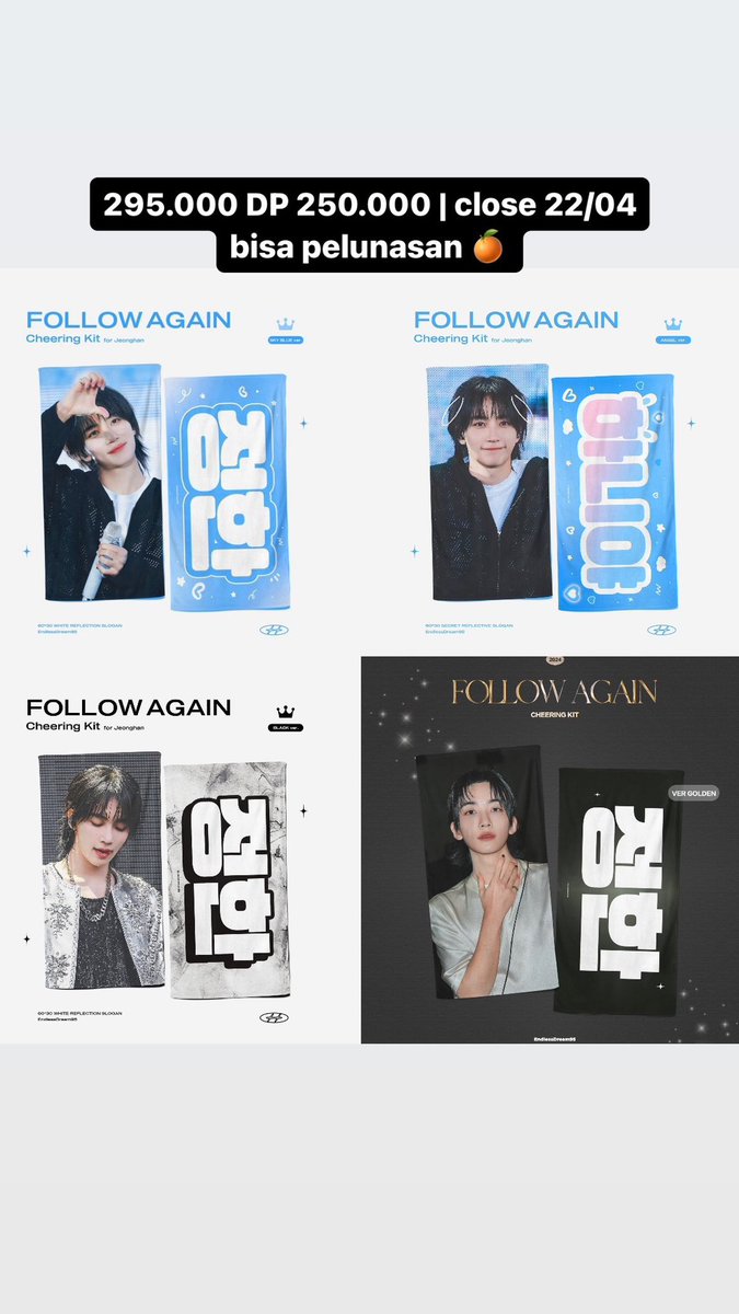 itsxanara's tweet image. OPEN JASTIP HANDCARRY KOREA 
- SLOGAN SEVENTEEN &amp;amp; NCT - 

📅 ETA 7 May
📍 Bekasi, Indonesia
💰 Bisa pelunasan via 🍊
💬 Ada grup WA &amp;amp; akan live shopping
✅ Bisa request merch seventeen follow again seoul dan tds3 seoul
✅ Bisa dipakai untuk tds3 jakarta