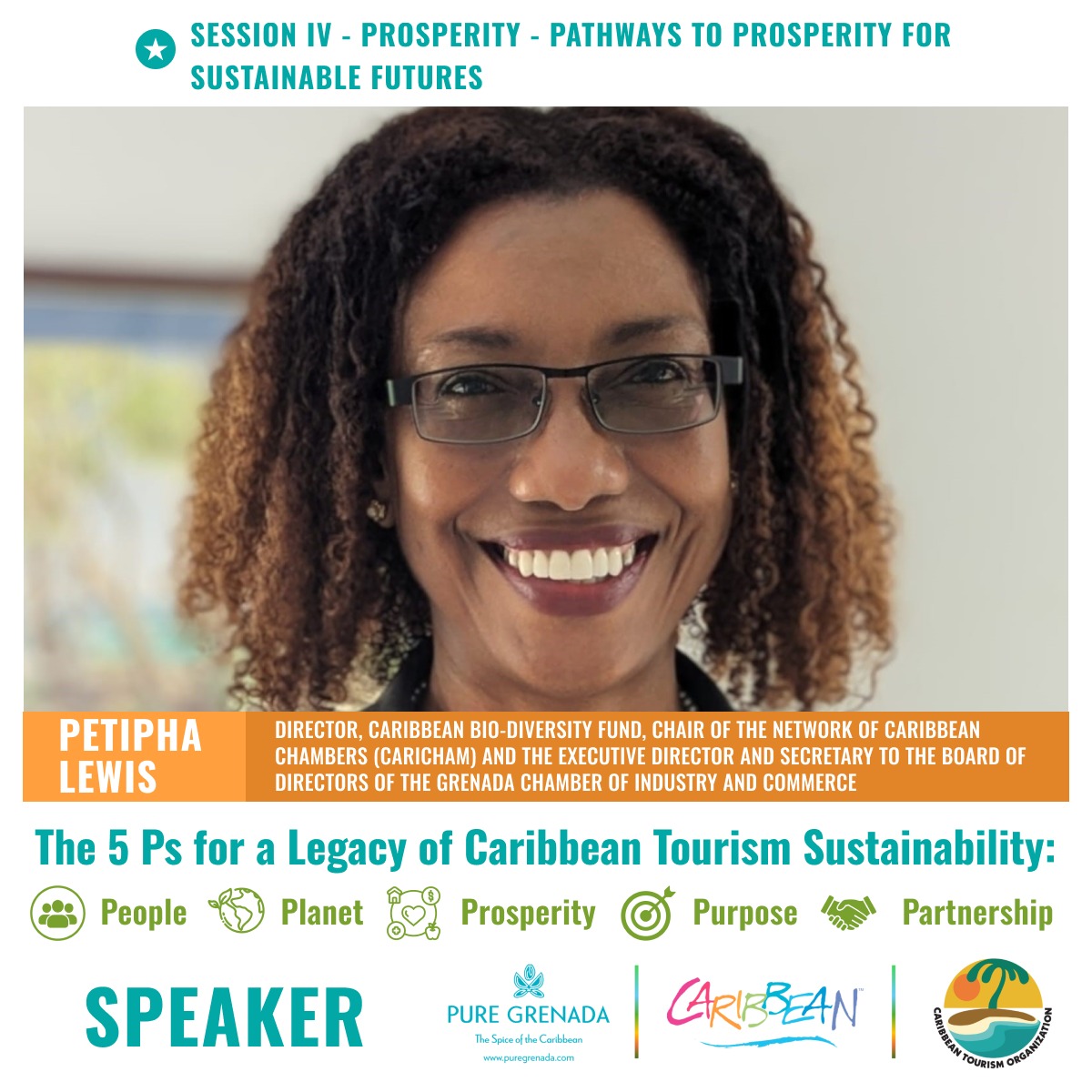 Grenadian Petipha Lewis, Board Director of the Caribbean Biodiversity Fund, will join a world-class group of panelists to discuss the realities of financing sustainable tourism initiatives. caribbeanstc.com/session/prospe… @caribbiofund