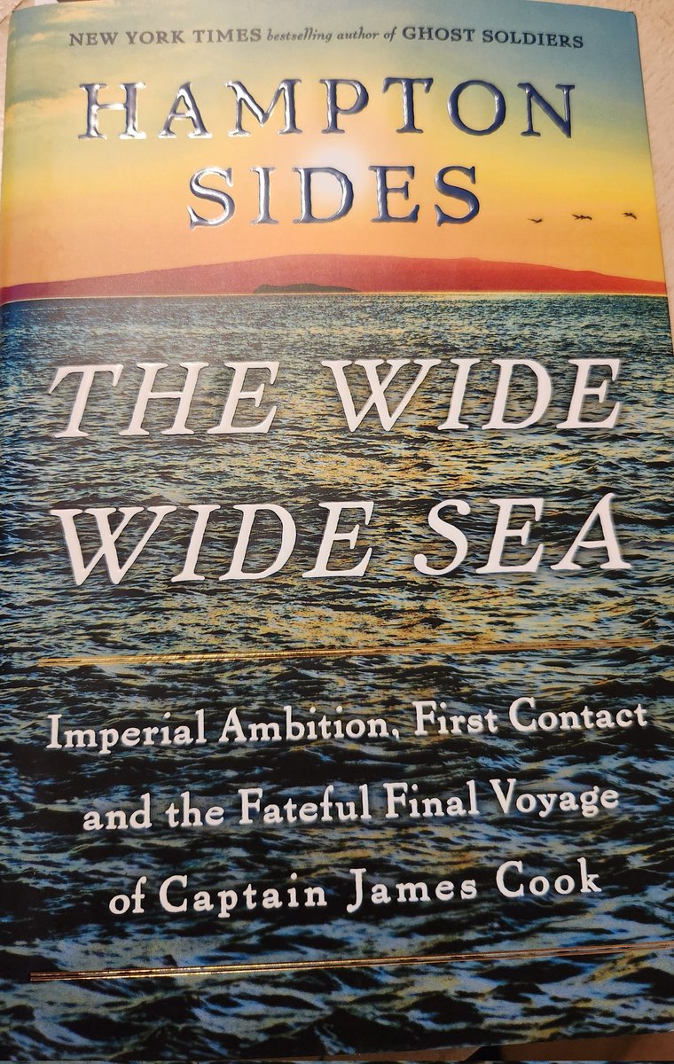 Wonderful time tonight with historian Hampton Sides as he promotes his new book 'The Wide Wide Sea: Imperial Ambition, First Contact and the Fateful Final Voyage of Captain James Cook'. Great event at the History Museum in conjunction with @SLCL!