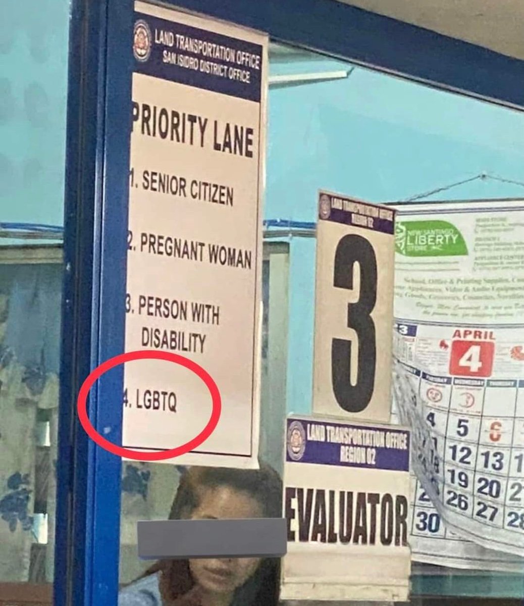 After going viral, the LTO ordered the removal of the LGBTQ inclusion in San Isidro priority lanes. Well done 𝕏