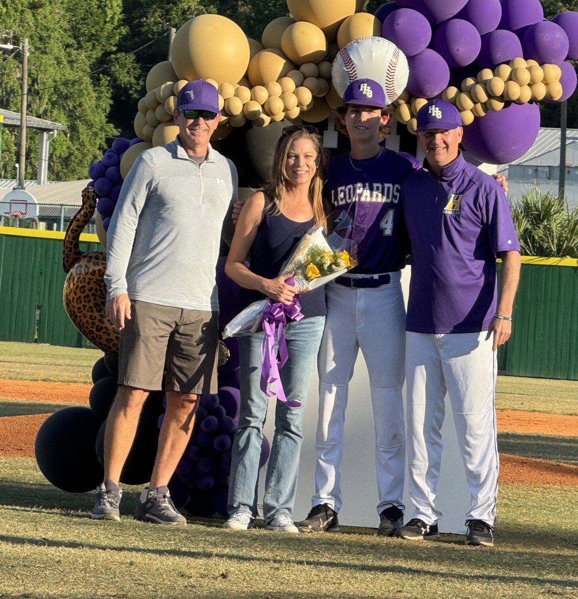 Hernando wins on Senior night!!!! C. Cloud and R. Miller pitched a combined shutout. P. Looper led the Leopards with 2 hits. Thank you to Hart’s Meat market,our sponsors, and all of our families for a great night!!! @Furncoach @leopardsath