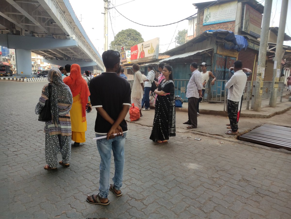 Nalbari election rally effect ? Majority of City buses stay off roads in Guwahati.