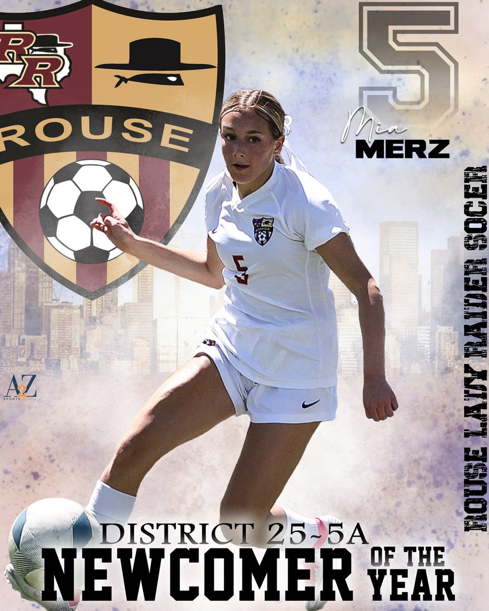 @RouseGirls take home top honors in District 25-5A Congratulations to Mia Merz Co-Newcomer of the Year! @RouseScrBooster @ElrodCoach