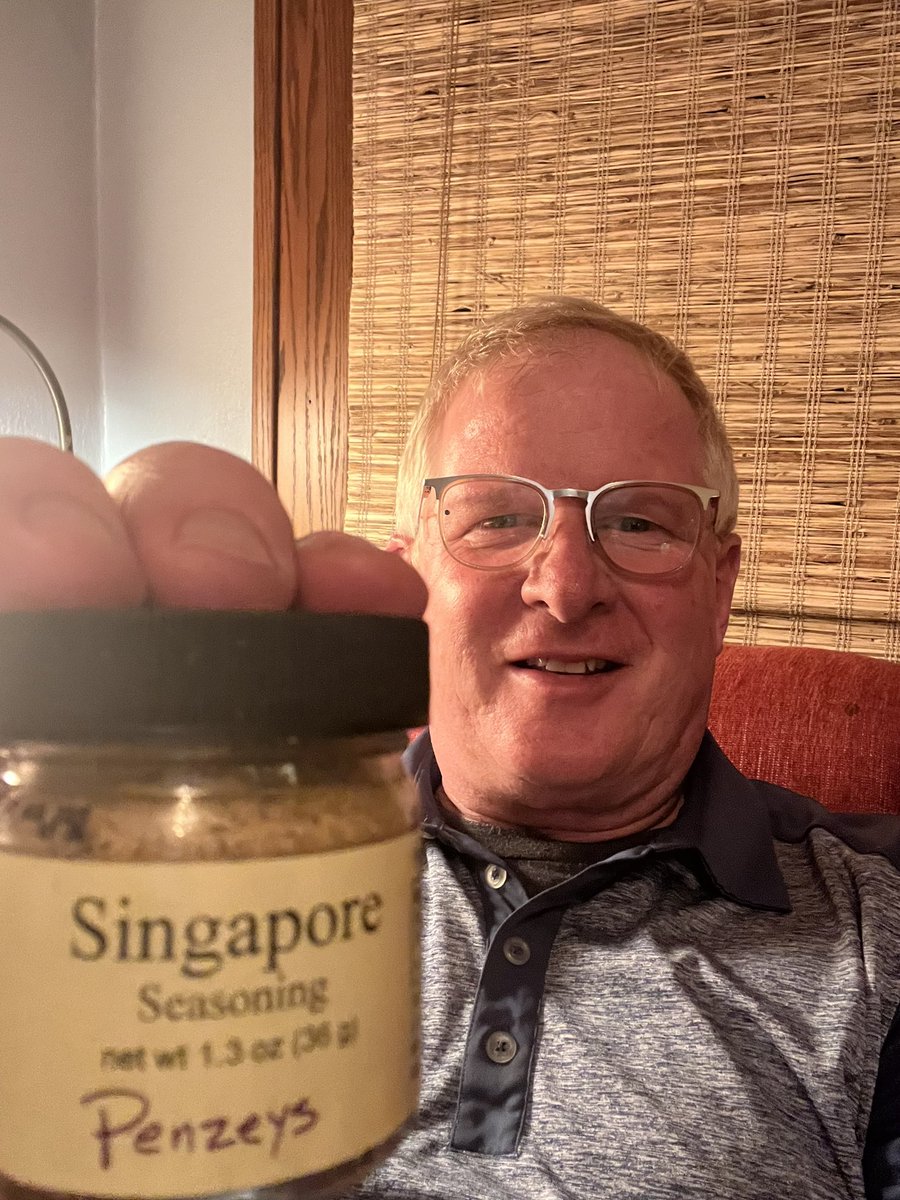2 weeks till we head to Singapore ! My boys enjoyed this Penzeys rub tonight on the grill #ismrm2024