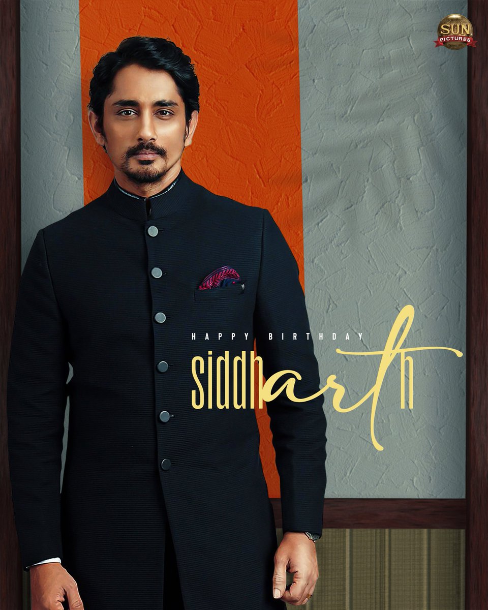 Wishing the most-charming actor #Siddharth a very happy birthday!

#HBDSiddharth #HappyBirthdaySiddharth