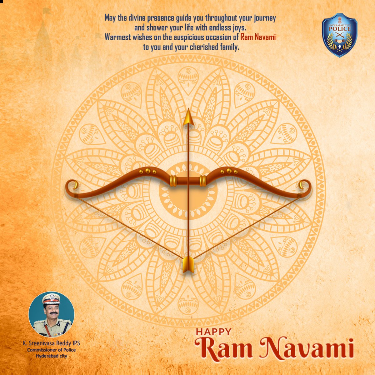 May the occasion of Ram Navami bring happiness and prosperity into your life. Happy Ram Navami! #RamNavami2024