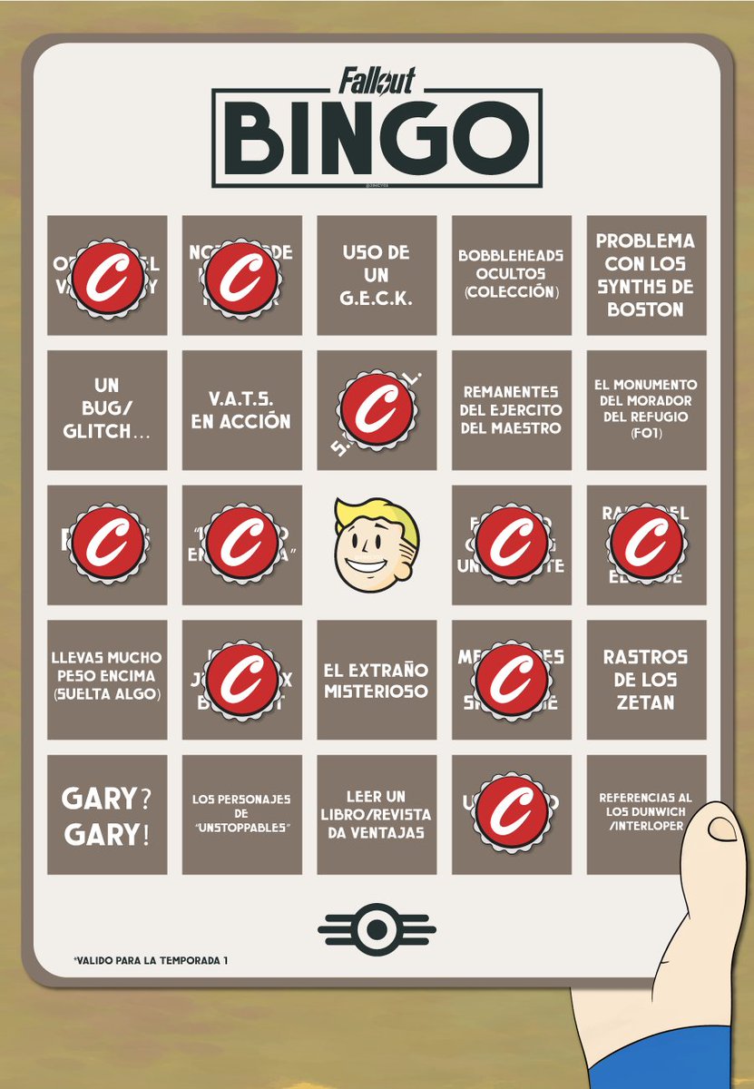 Jimcy03's tweet photo. Termine de ver Fallout... El sábado...

Después de ver todas las quejas por lo nuevo del canon, creo que por el momento es seguro suponer que la NCR perdió la presa...

Fue una bonita experiencia este bingo.

#Fallout #FalloutOnPrime https://t.co/YOAjqUU9IE