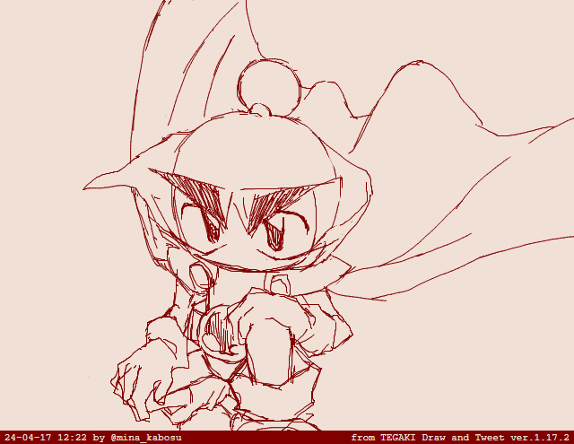 らくがき　くろボン #tegaki_dt