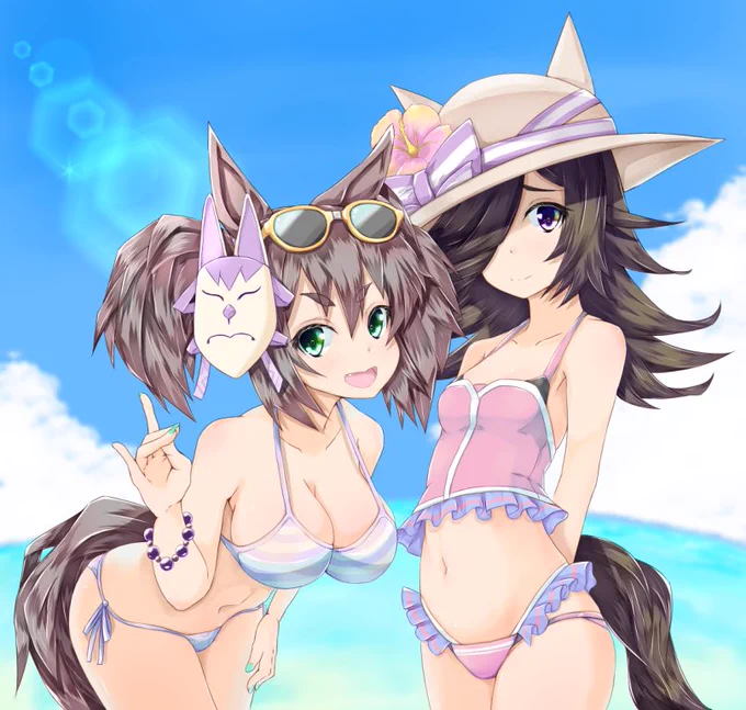 #気温が高いので気が早いが水着絵が見たい 
