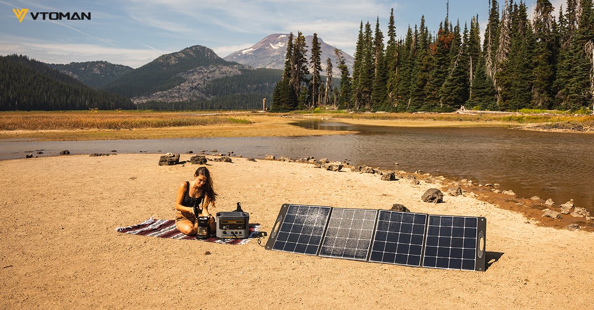 🌞🌲 Unplug and power up with VTOMAN! Imagine your morning espresso as the sun rises—solar panels keep your adventures running. 🏕️☕️ Snap sunsets and light up campsites, all eco-friendly. #SolarAdventures #EcoTech #OffGridLife