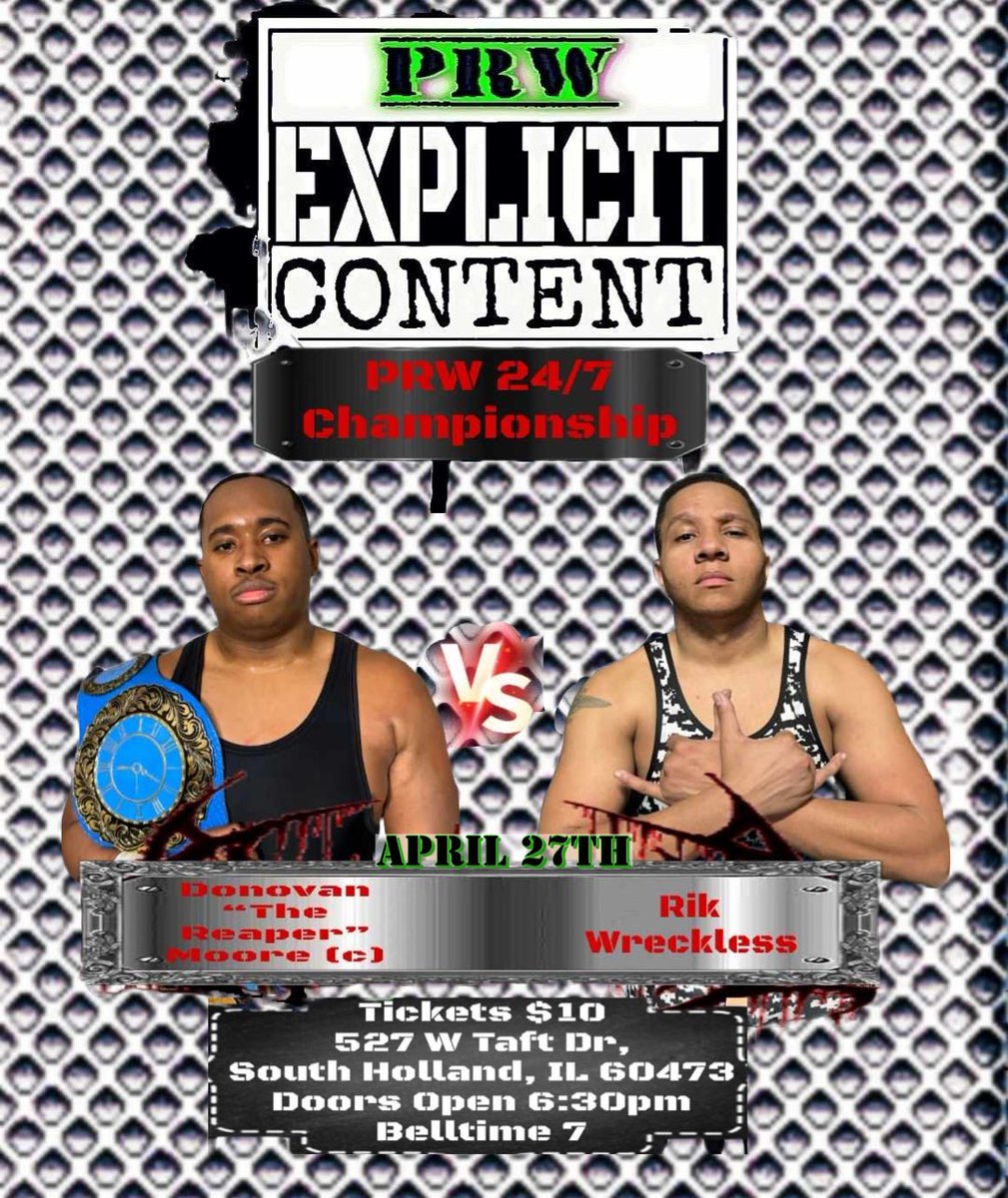 Project Revolution Wrestling tweet media